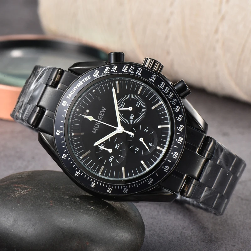 

Luxury Watch For Men Speedmaster Series Top Brand Multifunctional Chronograph Movement 41MM Case Diameter Calendar reloj hombre