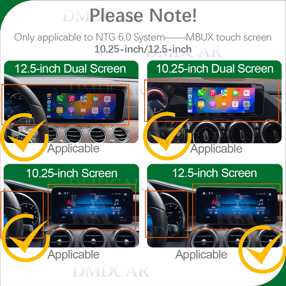 Qualcomm 680 GPS-навигация Android Auto Module Box Беспроводной декодер Carplay для Mercedes Benz A B C E CLS GLE ML S