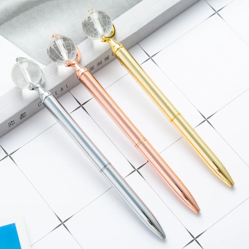 

Creative Globe Pen Spot Wholesale Fashion Modeling Student Writing Adult Office Stationery Gift Pen Globe Ballpoint Pen