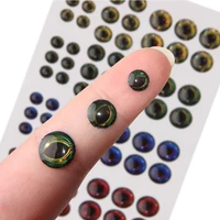 one pack72pcs 6mm 8mm 10mm 4d5d fishing lure eyefly tying material holographic artificial fish eye fishing accessories sticker