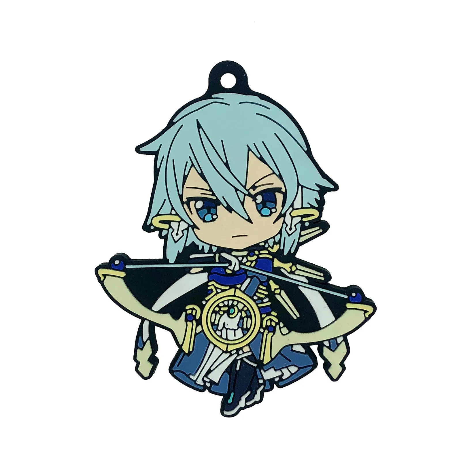 

Sword Art Online Anime Rubber Keychain Key Ring Race Straps Cosplay