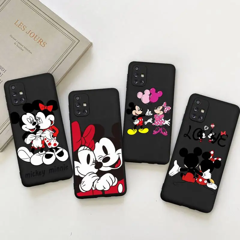 

Mickey And Minnie Phone Case For Samsung Galaxy A73 A53 A13 A03S A52 A72 A12 A81 A30 A32 A50 A80 A71 A51 A31 5G