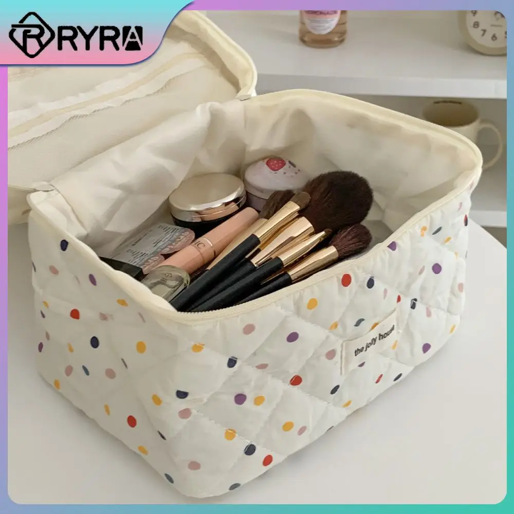 Cute Female Student Storage Bag Portable 1pcs Handbag Bag Outdoor Multifunction Large Capacity Cosmetic Bag Home Storage