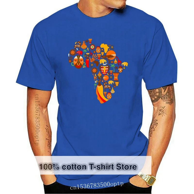 Funny Men t shirt Women novelty tshirt Africa Shirt Proud Of Africa African Vintage T-Shirt