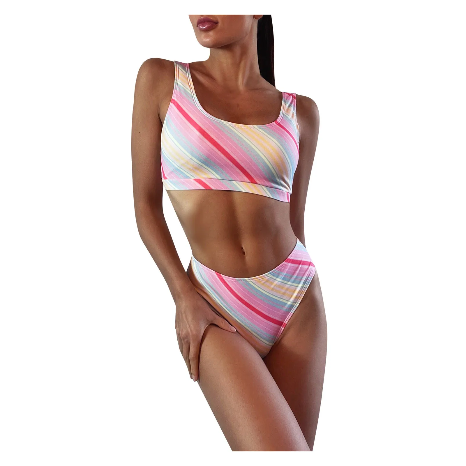 

Solid Push Set Beachwear Padded Swimsuit Women Swimwear Bikini Up Lace Swimwears Tankinis Set Swimwears brazilian panties