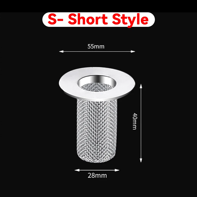 

Сетчатый фильтр для раковины, сливные фильтры для пола из нержавеющей стали, кухня, ванная комната, ванна, противозасоряющийся уловитель волос, герметичный сетчатый фильтр