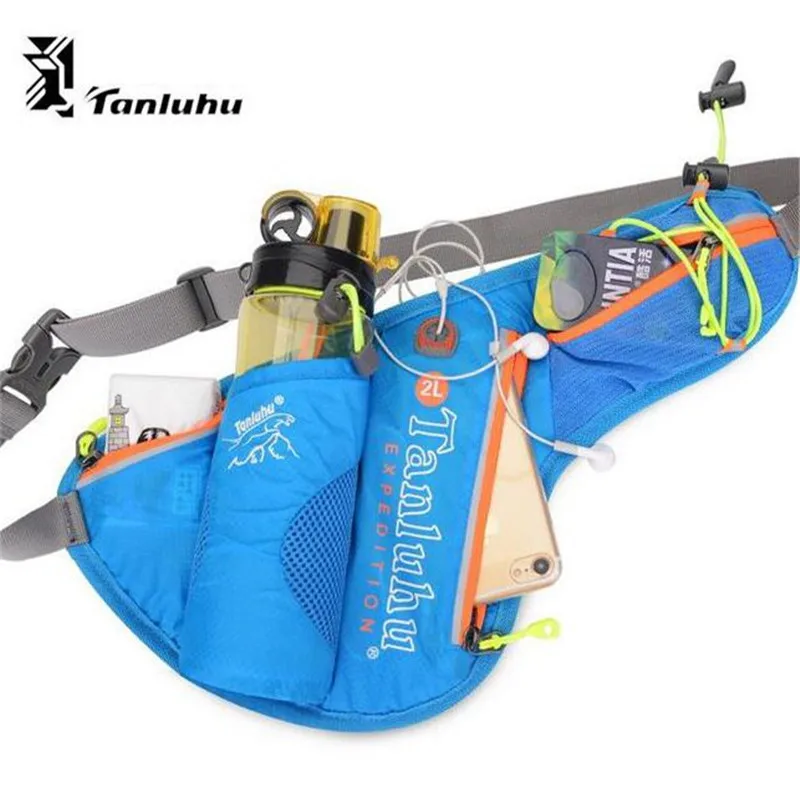 

TANLUHU Men Women Water-resistant Running Jogging Cycling Marathon Climbing Sports Waist Bag Water Bag