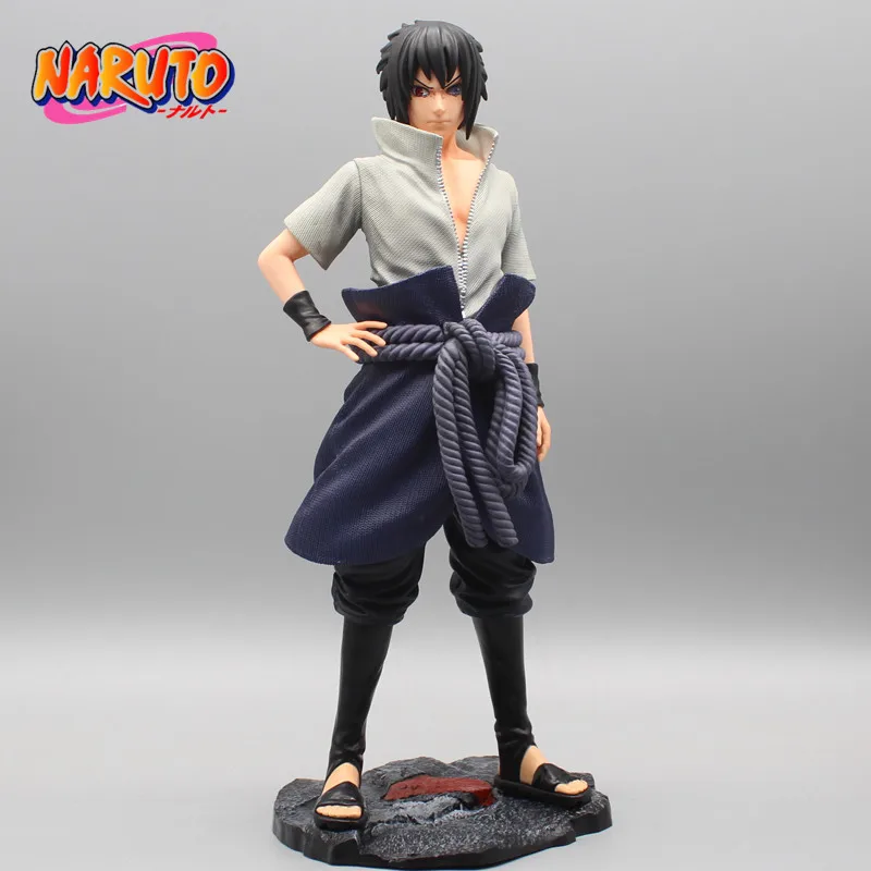 

32cm CW Naruto Gatekeeper Sasuke Uchiha Gk Model Statue Ornaments Anime Figures Peripheral Collection Decoration Birthday Gifts