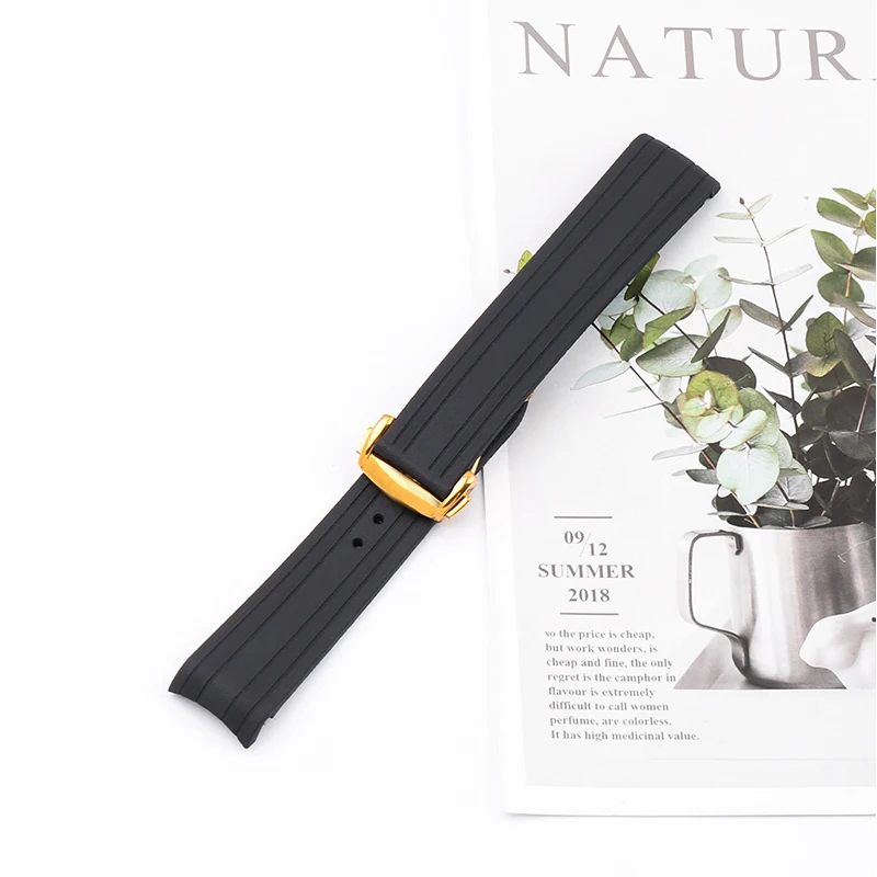 Watch accessories for Omega Seahorse 300 Ocean Universe AT150 rubber 20mmm men's and women's watchband