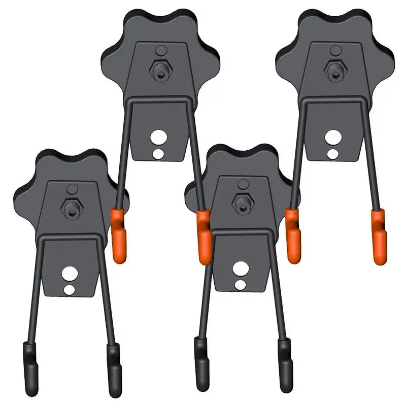 

2Pcs Heavy Duty Large Garage Magnet Hooks With Non-Slip Coating Garage Organizer Wall Mount For Indoor And Outdoor Hanging