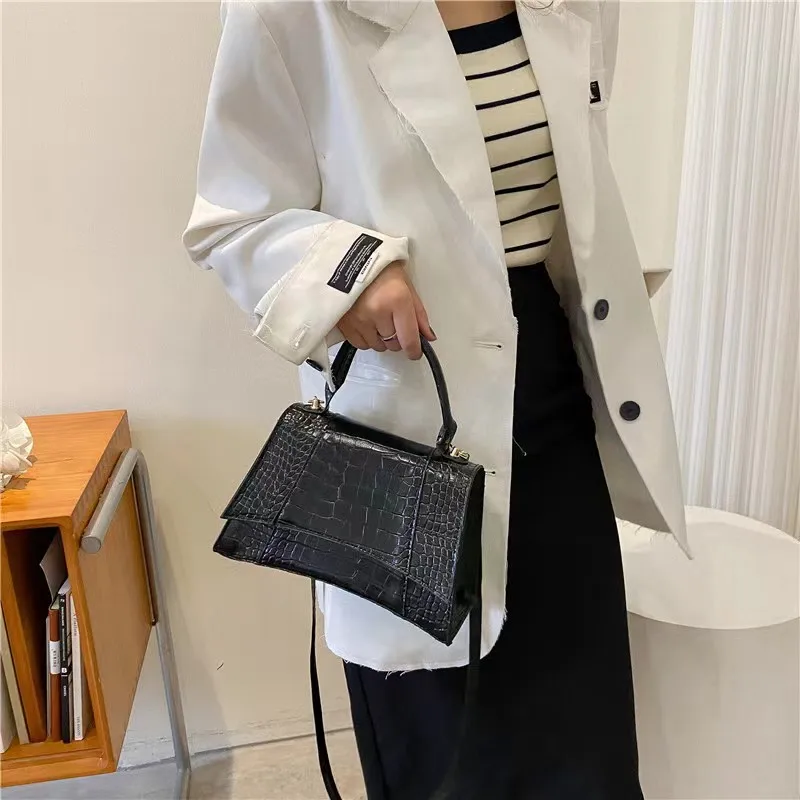 

Handbag Grain High-quality Women's Season Shopping Travel Large New Carrying Leather Capacity Messenger Crocodile Bag All