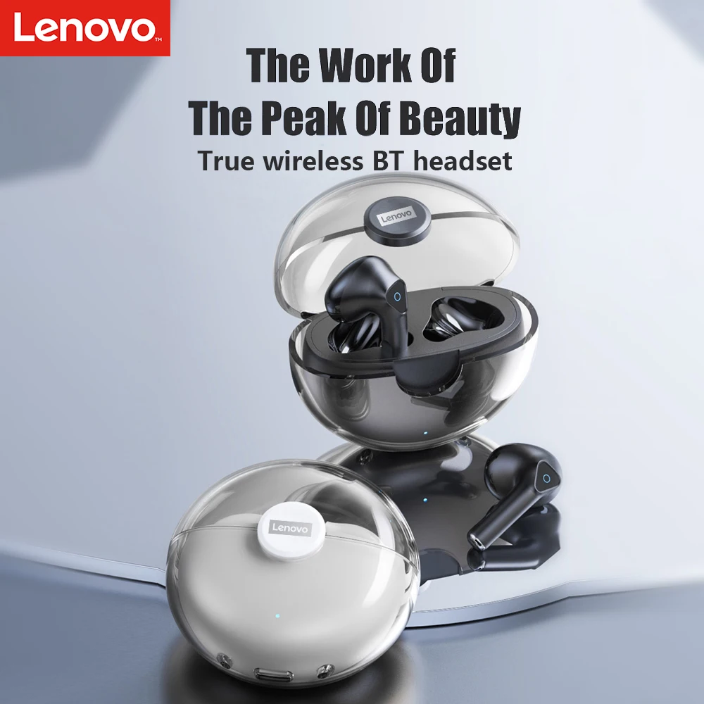 

Original lenovo lp80 tws fones de ouvido bluetooth sem fio esportes movimento fitness fone baixa latência jogos música
