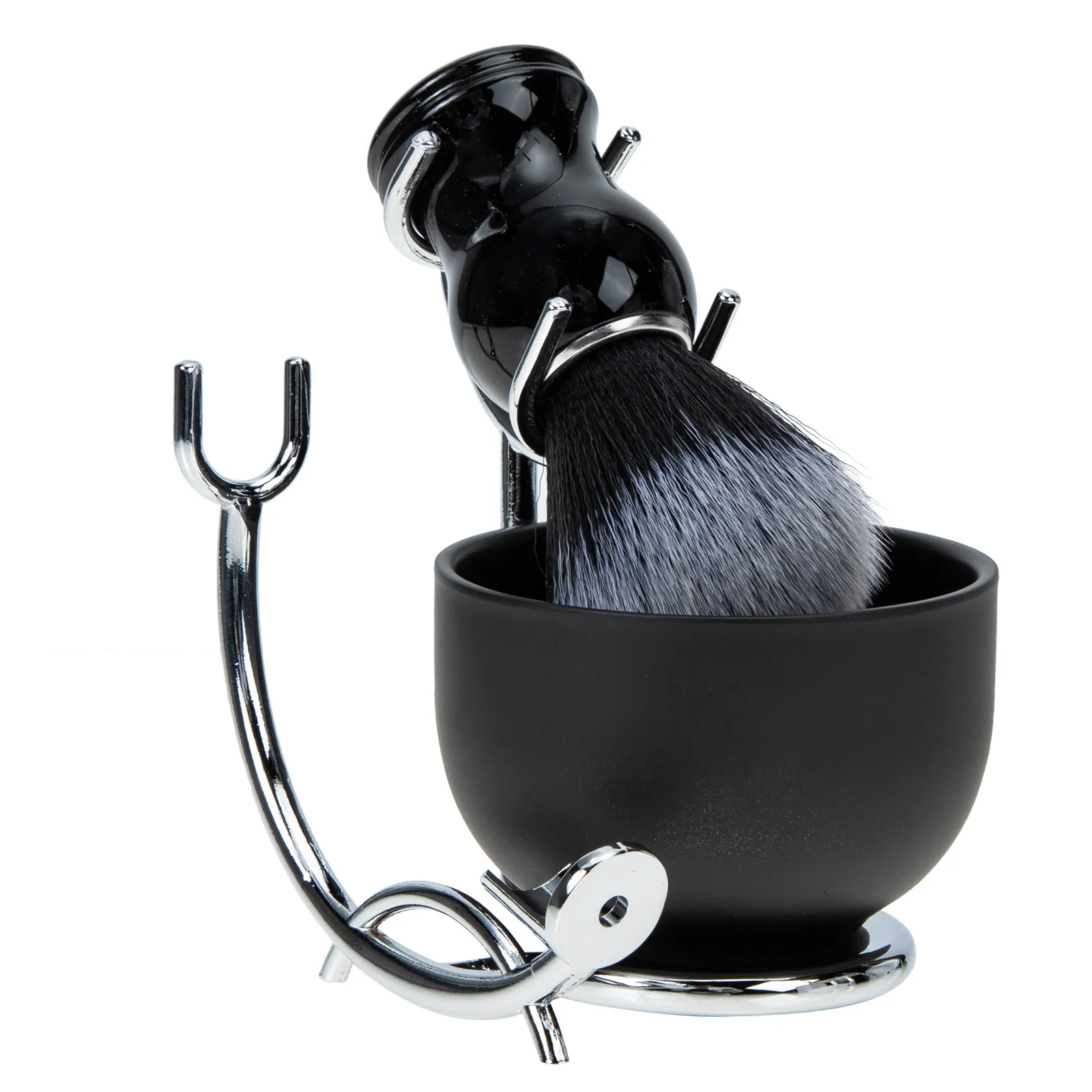 

1 Set Shaving Kit with Brush and Bowl Safety Razor and Brush Stand Shaving Soap and Brush Set Barber Brush Set Shaving Brush Kit