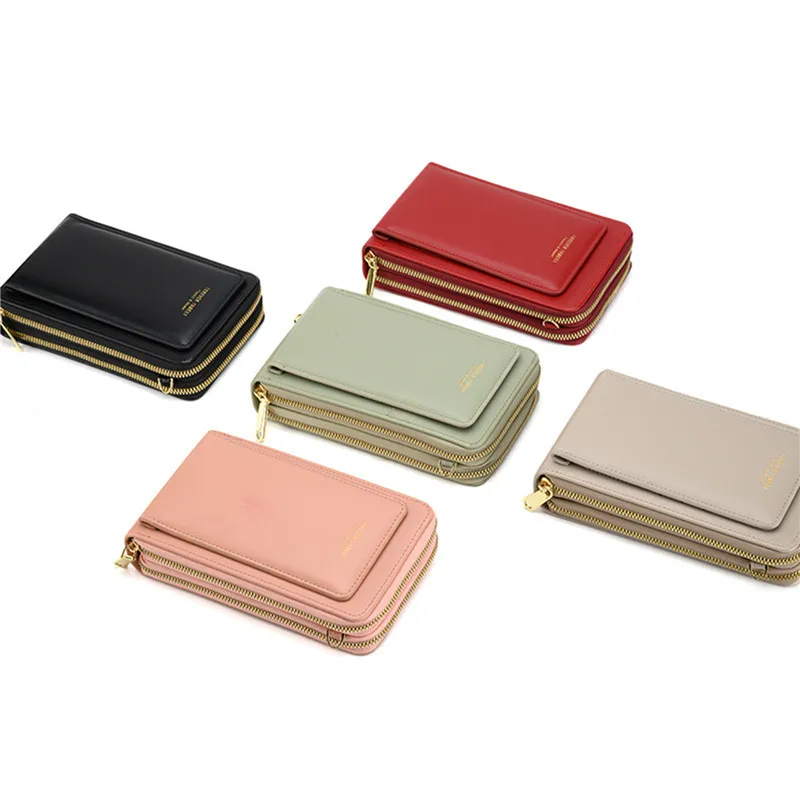 

Shoulder Bag For Women Cell Phone Bag Female Crossbody Bag Wallet Multiple Intervals Card Bag Handbags Mini PU Leather Bag