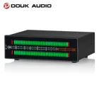 Douk Audio MIC + LINE стерео светодиодный измеритель уровня звука музыкальный спектр визуализатор стерео аудио адаптерразветвитель аудио дисплей анализатор