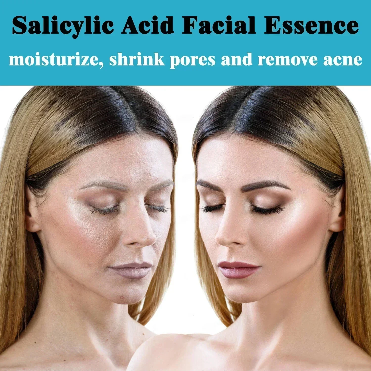 Hot sales Salicylic Acid Serum Exfoliating Face Moisturizer Deep Cleansing Facial Moisturizing oil control Essence Korean