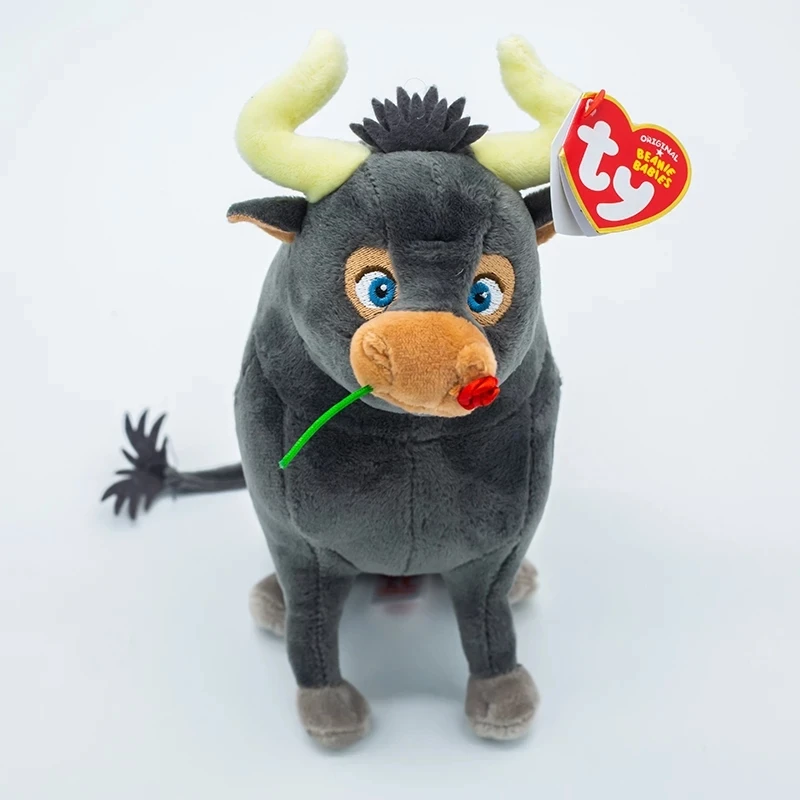 Ty Movie-muñeco de peluche de personajes de The Adventures of the Bull, de 15cm, de Ferdinand, Lupei, Xiaodong, Xiaoxia