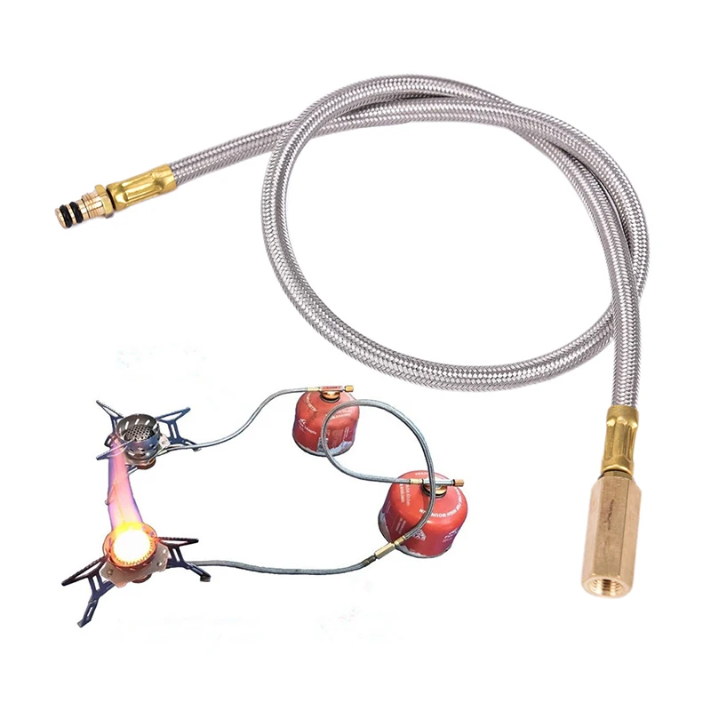 52 см удлиненная трубка адаптер для газовой плиты горелка кемпинга баллона с