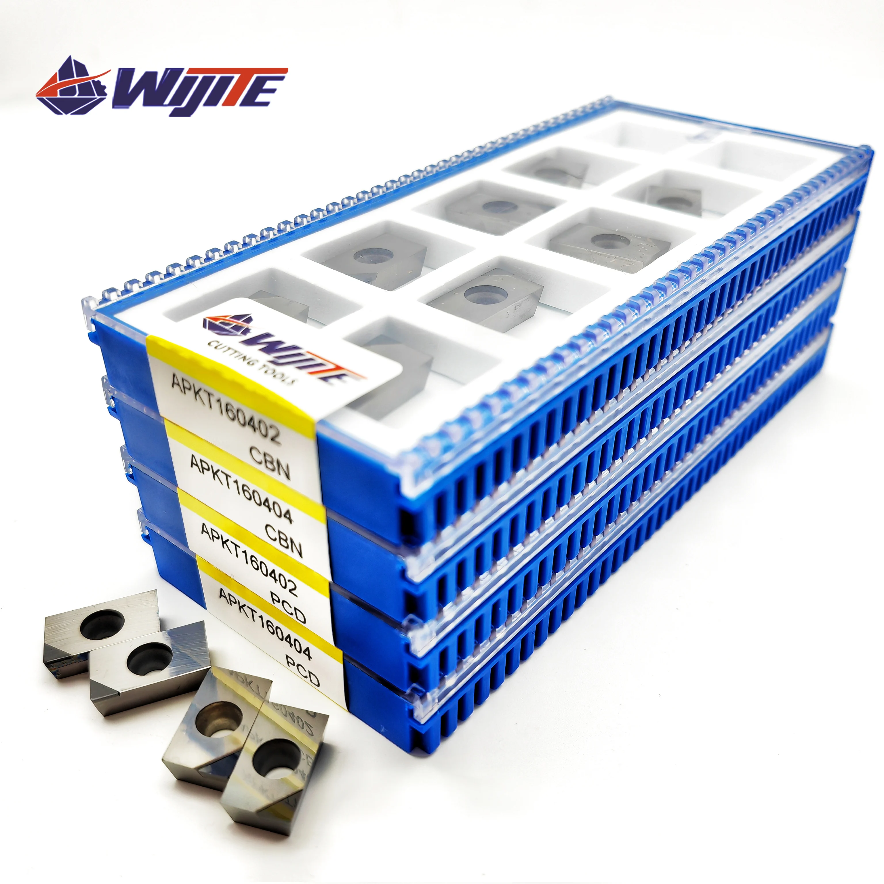 Фото PCD APKT113502 APKT113504 APKT160402 APKT160404 Инструмент forsuch как медный и алюминий, инструменты CBN для твердой стали и чугуна №4