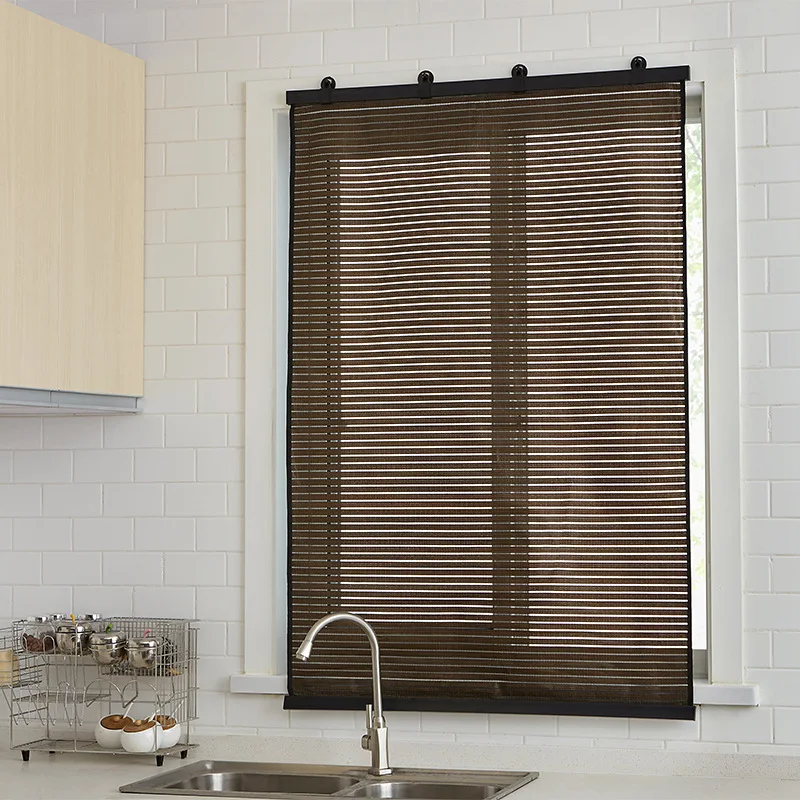 

Punch-free Bedroom Sun-shading Window Shade Curtain Sun Room Thermal Insulation Curtains Bathroom Breathable Roller Shutter