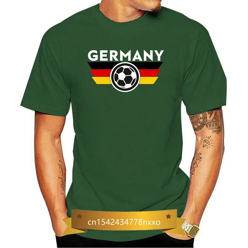 

New 2019 Summer Men'S 100% Cotton Basic Style O Neck T Shirt Germany Jersey Shirt Deutschland World Fussball German Tee Shirts