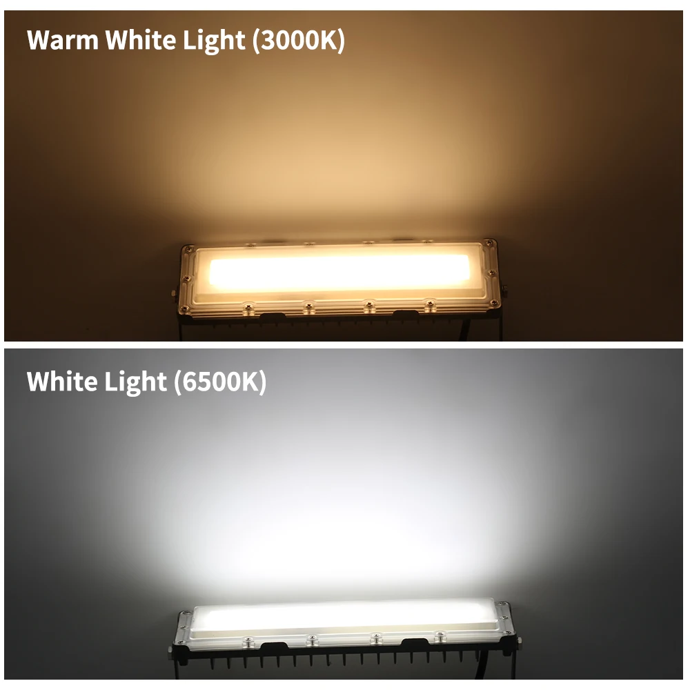 Фото Прожектор светодиодный AC85-256V, 50 Вт, водонепроницаемый, SMD 2835, 72 шт., IP66, для сада, квадратный, настенный, наружное уличное освещение №3