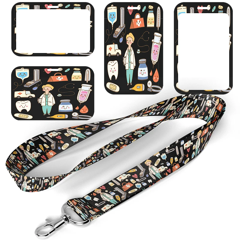 

B0930 Medical Doctor Nurse Lanyards for Key Neck Strap For Card Badge Gym Key Chain Lanyard Key Holder DIY Hang Rope Keychain