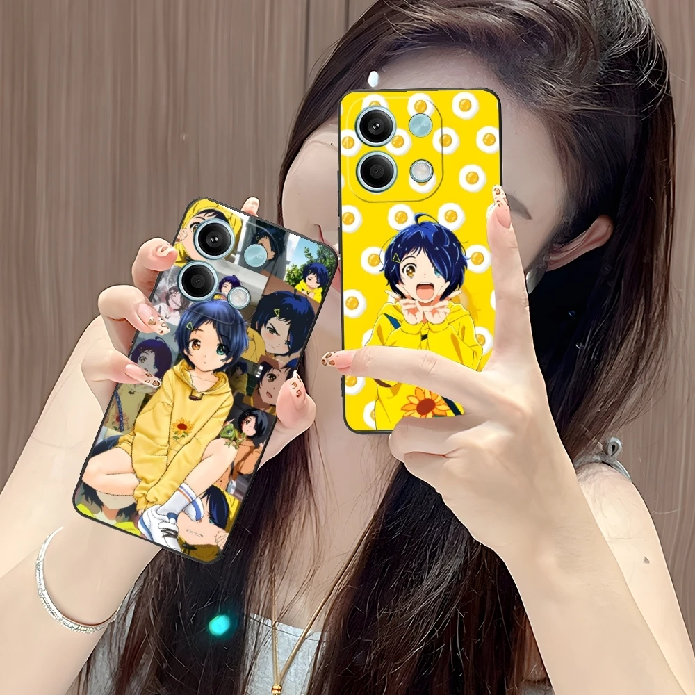 Чехол для мобильного смартфона Wonder Egg Xiaomi POCO M6 M5 M4 M3 X6 X5 X4 X3 F6 F5 F4 F3 F2 C40 Pro GT 5G черный