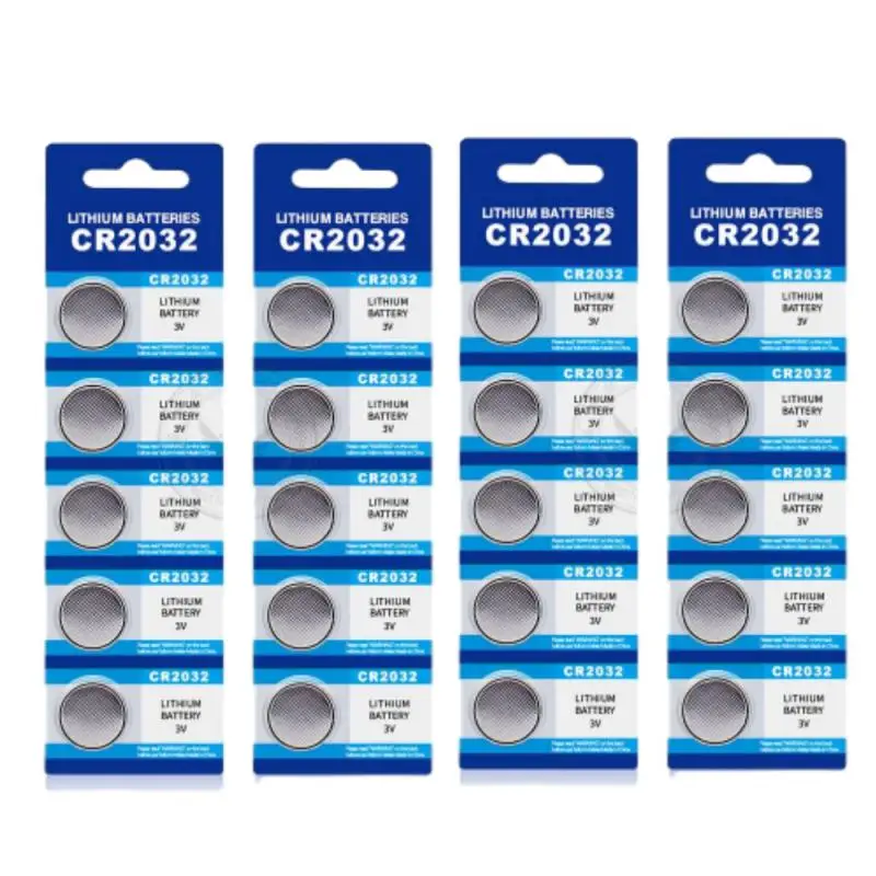 5/10/20/25 шт. CR2032 150 мАч таблеточный аккумулятор 3 В долговечный литиевый для