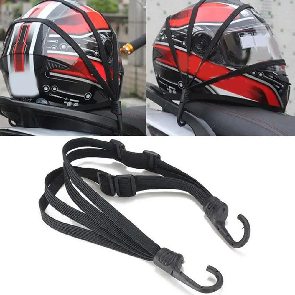 

Universal 60cm Motorcycle Luggage Strap Moto Helmet Gears Fixed Elastic Buckle Rope High-Strength Retractable Protective