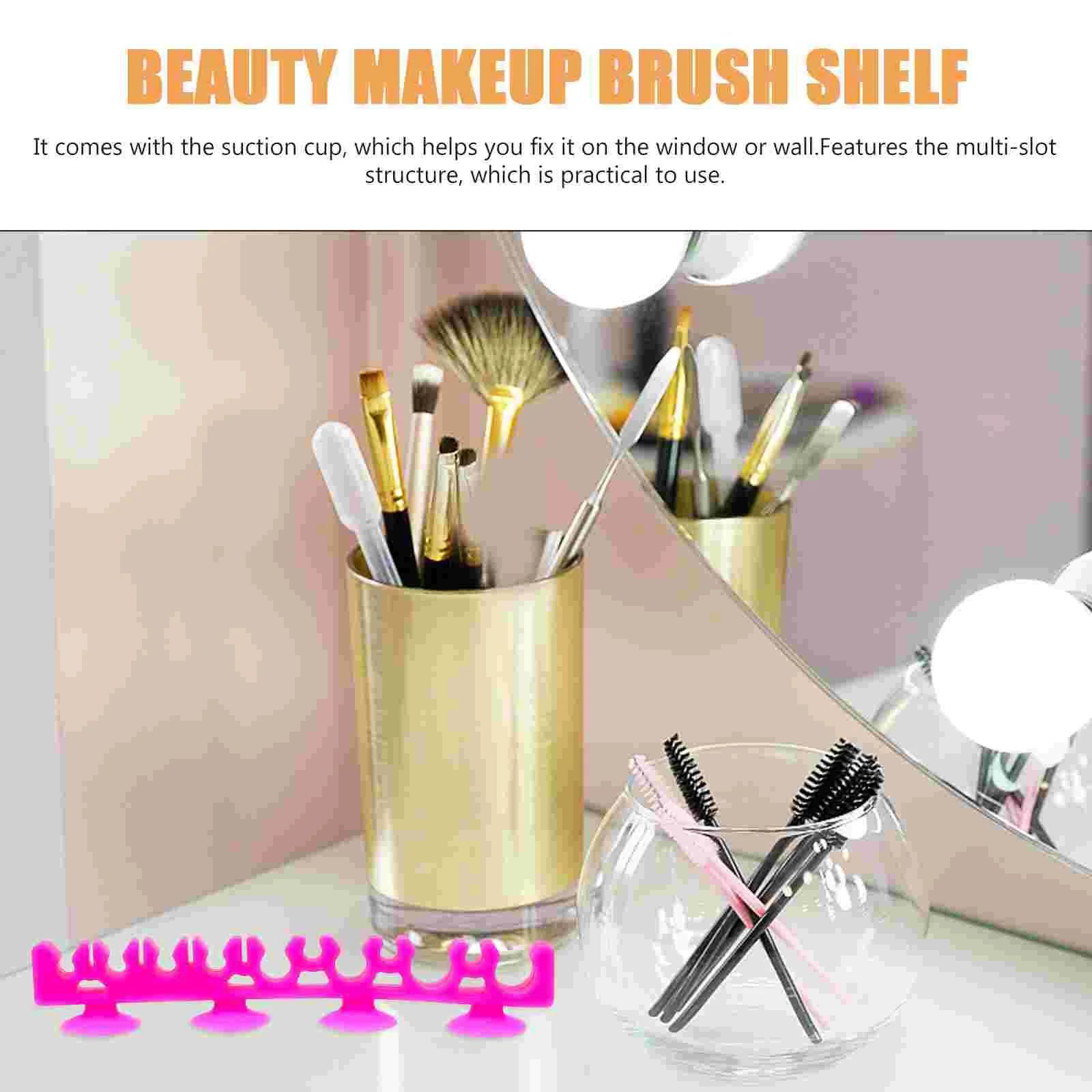 Силиконовый держатель для кистей макияжа многослотовая сушилка одежды дисплей