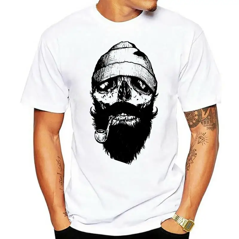

BEARD SKULL T SHIRT SAILOR PIRATE