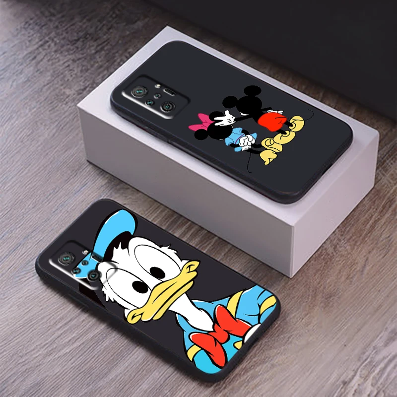 

Disney Mickey Minnie Anime Phone Case For Xiaomi Redmi 9 9T 9i 9AT 9A 9C 10S 10T 10 Pro MAX 5G Soft Carcasa Silicone Cover