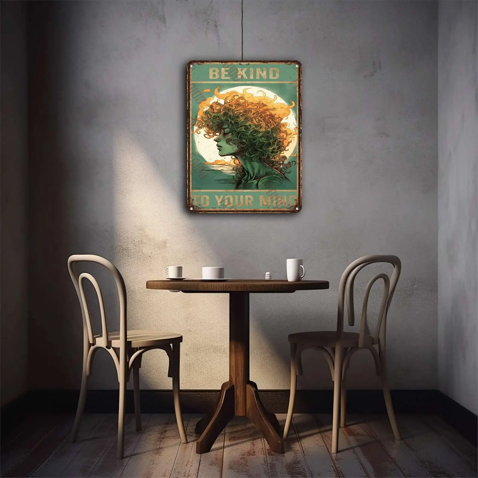 FLFGIDD алюминиевые жестяные знаки будьте добры к вашему разуму металлические для