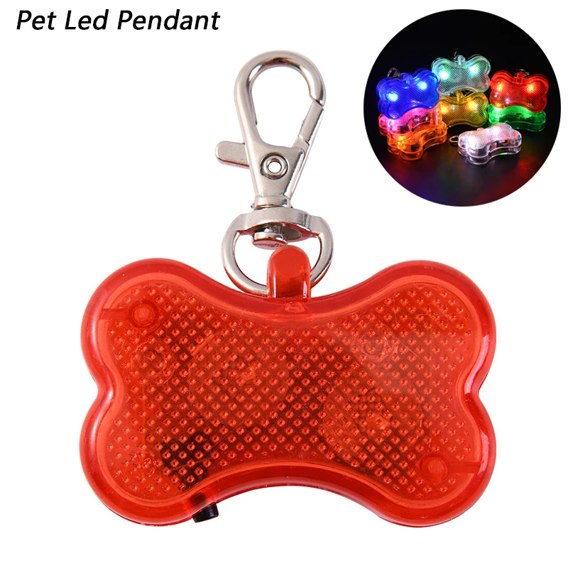 

LED Dog Cat Collar Glowing Pendant Night Safety Pet Leads Necklace Luminous Bright Decor Collars for Dogs Night Light Flashlight