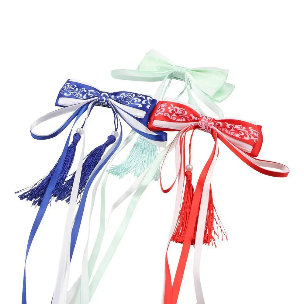 Косплей китайская заколка для волос Hanfu женщин и девочек аксессуары лента