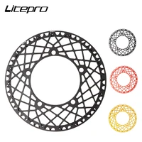 litepro single chainring folding bike 535658t spider chainrings bcd 130mm aluminum alloy iamok bicycle parts