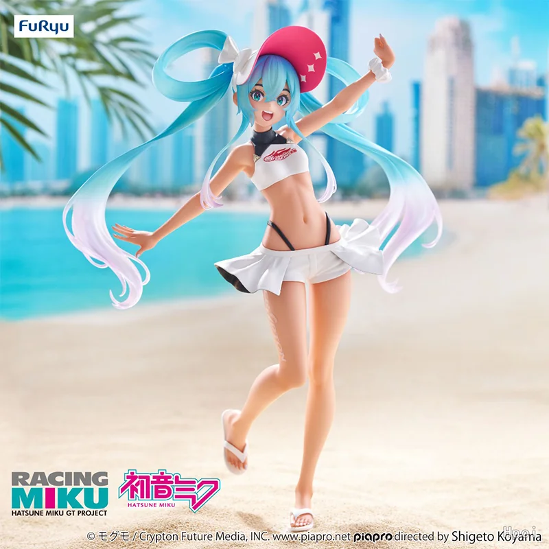 Фото Оригинальная фигурка Hatsune Miku Trio-Try-iT от Furyu, аниме-модель, игрушка, подарок №3
