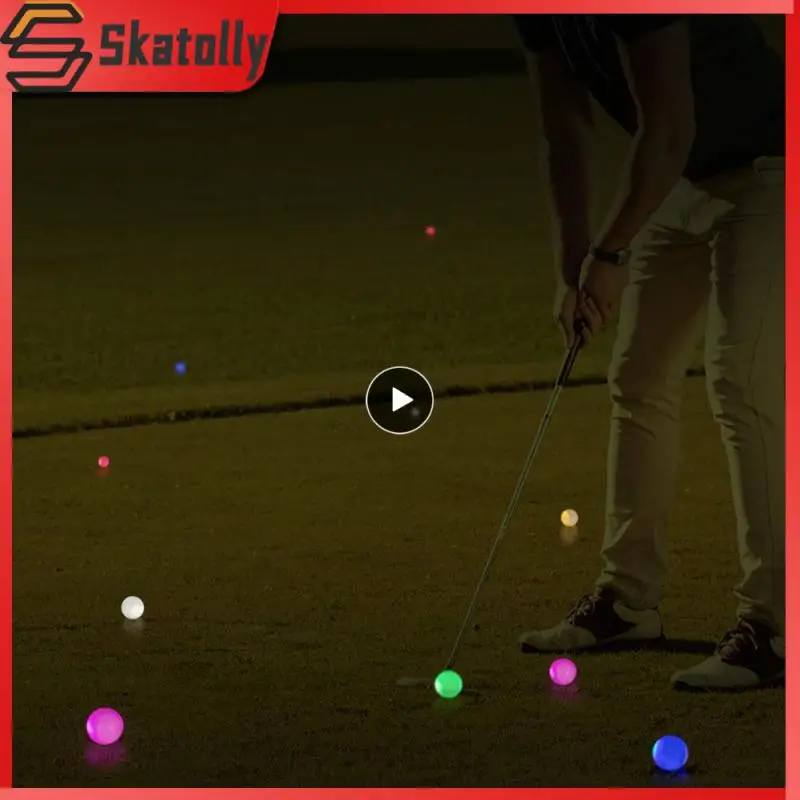 

Glowing Ball Better Hitting Feel Green Golf Strong Resistance High Energy Elastic Core Golf Toys Golf Stuff Ball Lamp Red White