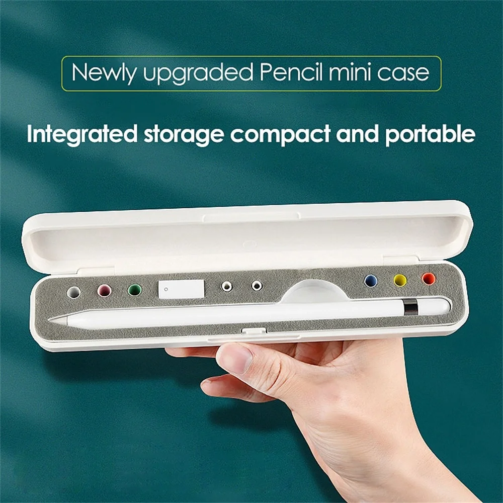 

Чехол для Apple Pencil 1nd Gen, Жесткий Чехол, портативный контейнер для хранения, аксессуары, 2-й пластик