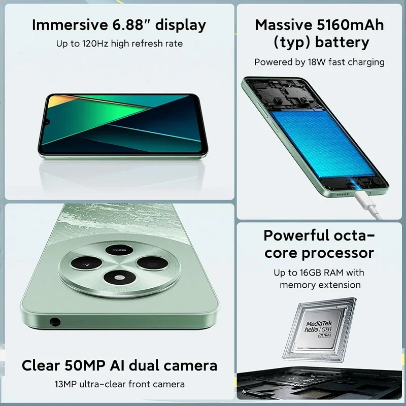 Смартфон Poco C75 8/256ГБ global