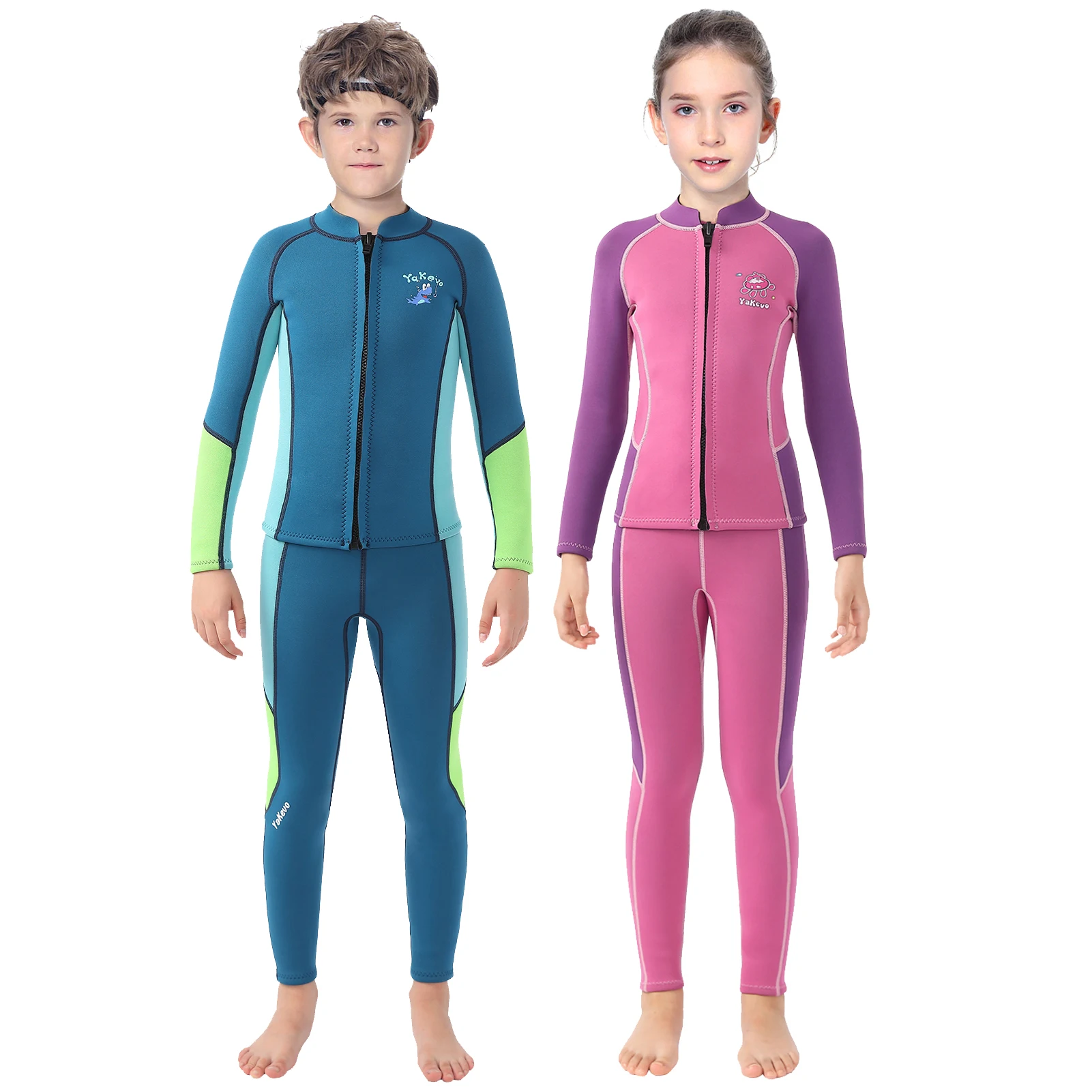 Детский Гидрокостюм из двух предметов 3 5 мм неопреновый толстый лоскутный