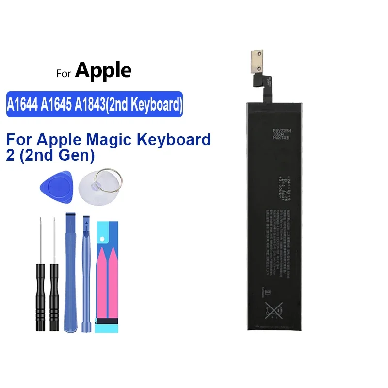 Аккумулятор большой емкости A1644 A1645 A1843 A1672 A1657 для Apple Magic Keyboard 2 беспроводная мышь