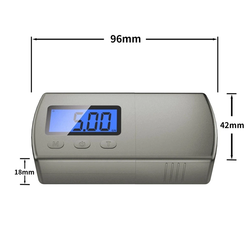 Мини-цифровой проигрыватель силы стилуса высокая точность 0 1G/5G ЖК-подсветка