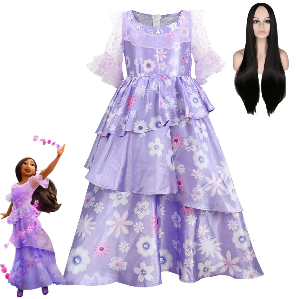 Костюм для косплея по мотивам аниме эньканта Изабелла мадригал