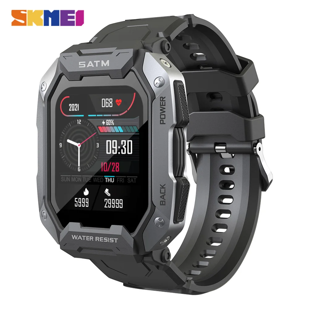 Best Offers SKMEI Smartwatch 1.71 inch screen IP68 Waterproof Heart Rate Monitor Pedometer Sports Bluetooth Smart Watch Men for android ios Best Offers SKMEI Smartwatch 1.71 inch screen IP68 Waterproof Heart Rate Monitor Pedometer Sports Bluetooth Smart Watch Men for android ios