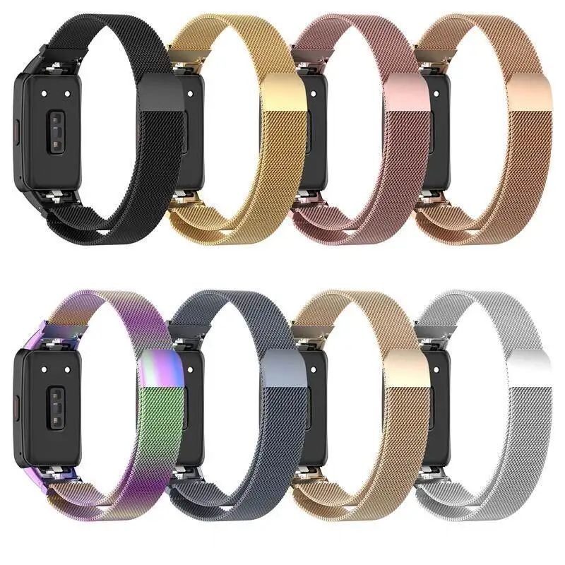 Steel Milan Magnetic Loop Strap For Huawei Band 6 Smart Wristband Replacement Bracelet Honor Metal Wrist |