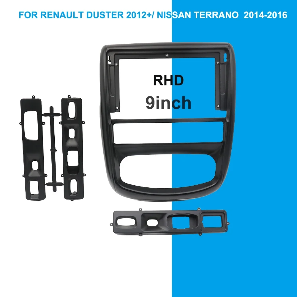 Фото 9-дюймовый автомобильный радиоприемник для Renault DUSTER 2012+/Nissan TERRANO 2014-2016, мультимедийный Android-плеер, панельный адаптер, кабель CANBUS №2