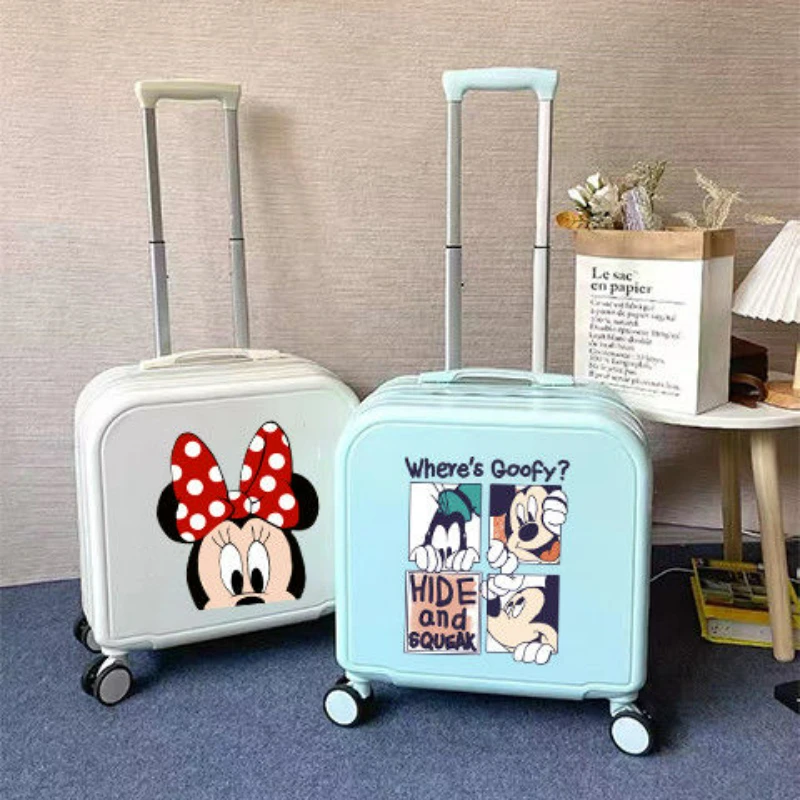 Cute Boy Girls Password Carry On Cabin Suitcase Kids Travel 