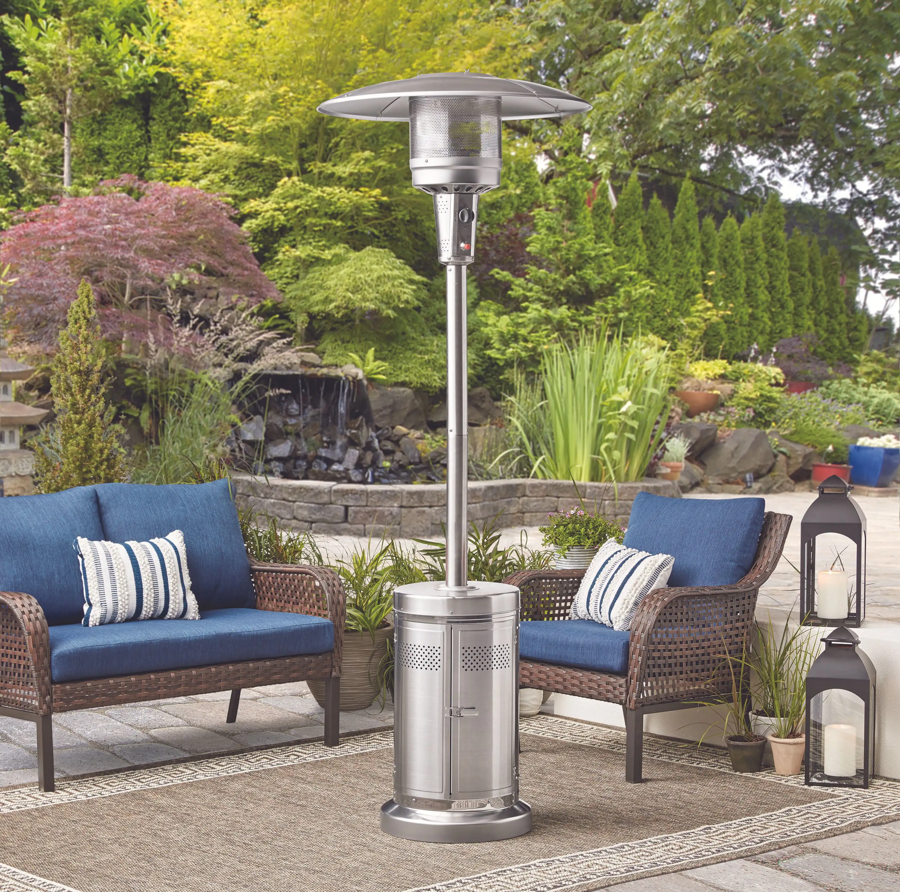 

Large Stainless Steel Patio Heater